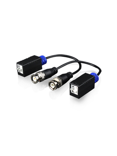 [NET1145] Utepo utp101phd - par de transceptores pasivos  4k hdcvi / tvi / ahd / cvbs / fácil conexión push / 370m a 720p / 250m a 1080/ 2