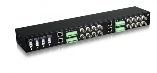 [NET1147] Utepo utp116phd - transceptor pasivo de 16 canales de video  hdcvi / tvi / a hd / cvbs / 350m a  720p / 200m a  1080p / 200m a 4