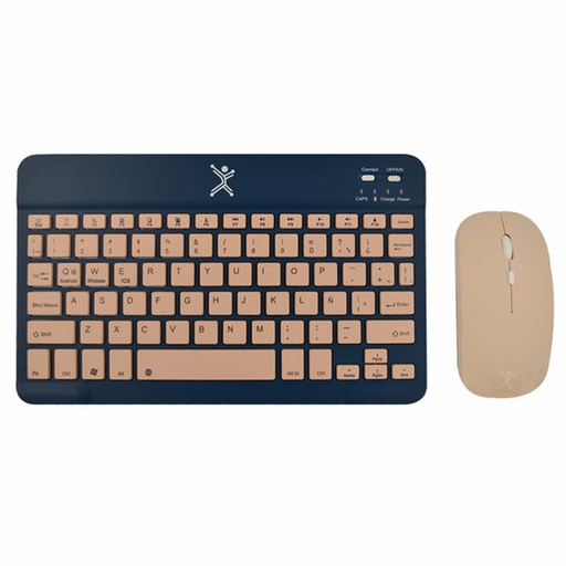[ACC779606] Kit de Teclado y Mouse Perfect Choice Genova Inalámbrico RF Bluetooth Español