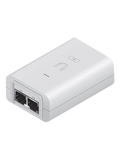 [NET1162] Ubiquiti upoeaf - inyector poe gigabit para equipos ubiquiti / 48 vdc / 0.32a / 802.3af / color blanco