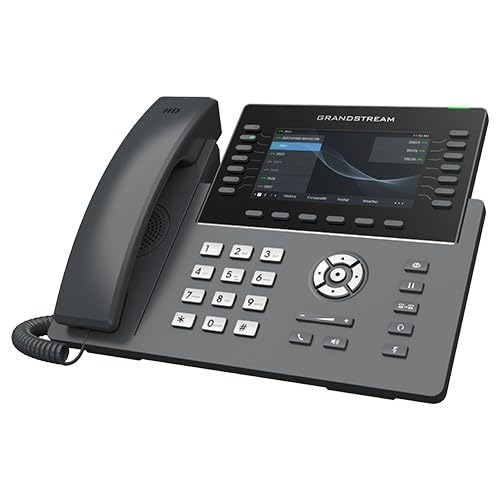 [SEC99791] Teléfono ip wi-fi, grado operador, 14 líneas sip con 6 cuentas, pantalla lcd  5", puertos gigabit, bluetooth, poe, codec opus, ipv4/ipv6 con gestión en la nube gdms