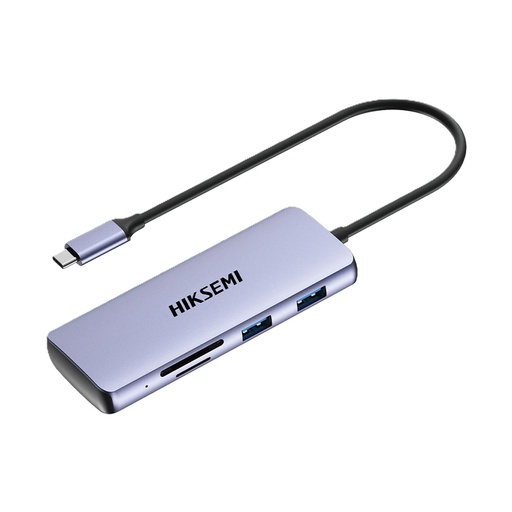 [SEC99859] Docking Station Hiksemi HS-HUB-DS8 USB C - HDMI 4x USB A USB C SD Micro SD