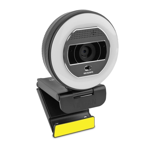 [CAB28613] Yeyian Webcam FlexCam, 2560 x 1440 Píxeles, USB, Negro
