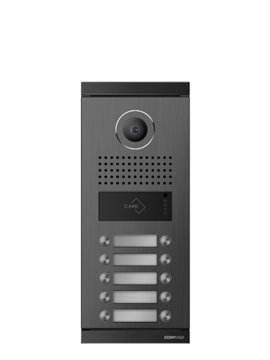 [MNS35163] Commax drc10mlrf1 - frente de calle para 10 departamentos compatible con monitores  commax, conexion directa a 4 hilos al monito