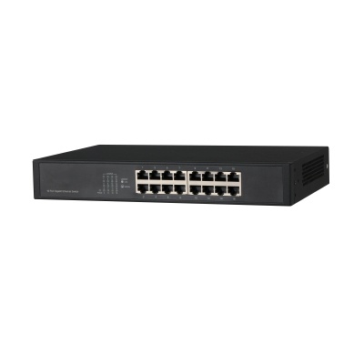 [NET1179] Switch Dahua Gigabit Ethernet PFS3016-16GT-190, 16 Puertos 10/100/1000 Mbps, 32Gbit/s, 8000 Entradas No Administrable