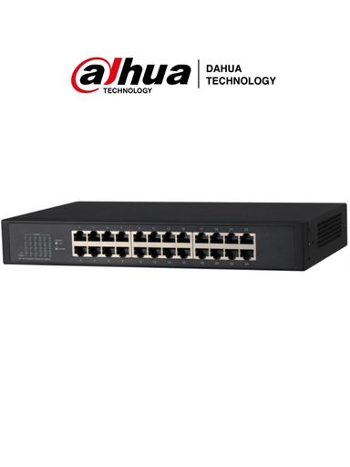 [NET1180] Dahua pfs3024-24gt - switch gigabit de 24 puertos no administrable/ capa 2/ 10/100/1000 base-t/ carcasa metalica/ switching 48g/