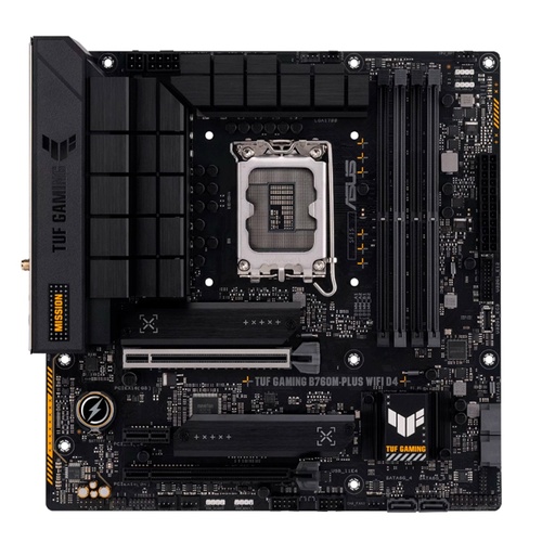 [MOB70520] Tarjeta Madre ASUS TUF GAMING B760M-PLUS WIFI II Socket 1700 13a 4x DDR5 HDMI DisplayPort Pci-e 5.0 Wifi 6E ATX