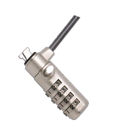 [COM37197] Manhattan Candado de Combinación para Laptops 440493, 1.8 Metros, Gris