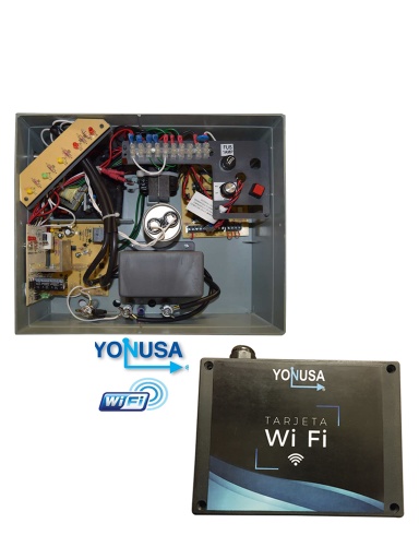 [POW51261] Paquete De Energizador De Alta Frecuencia Antiplantas Yonusa EY10000127AFWIFI De 10000V Y Modulo WiFi Para Control Desde APP