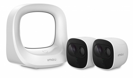 [POW51265] Imou cellprokit2 - kit de 2 camaras de 2 megapixeles 100% libre de cables mas estacion base/ bateria recargable/ pir/ audio/ ip6