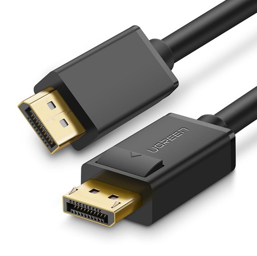 [SEC100000] Ugreen Cable DisplayPort 1.2 Macho - DisplayPort Macho, 4K, 60Hz, 1.5 Metros, Negro