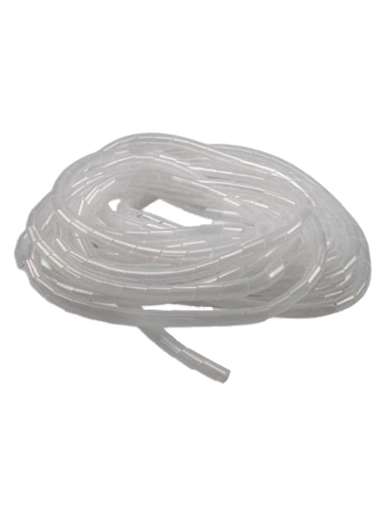 [ACC697472] Saxxon cnesp12 - organizador de cable / espiral blanco / 1 / 2" / 10 metros / rollo