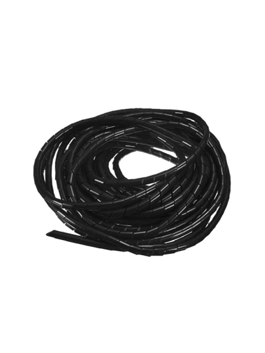 [ACC697475] Saxxon cnespn6 - organizador de cables / espiral / negro / 1 / 4" / 10 metros / rollo