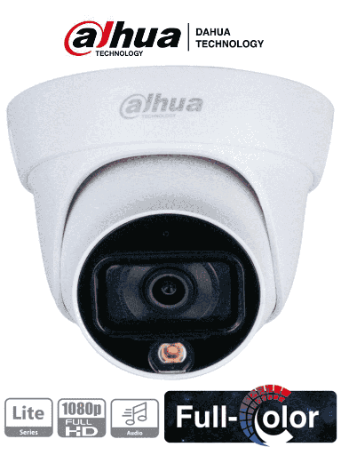 [SEC1603] Cámara De Vigilancia Dahua DH-HAC-HDW1239TLN-A-LED-0280B Domo 1920x1080 2MP IR Hasta 20m IP67
