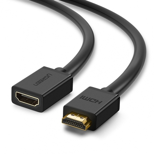 [SEC100053] Cable HDMI Ugreen 10141 HDMI Macho - HDMI Hembra 4K 3D 60Hz 1 Metro
