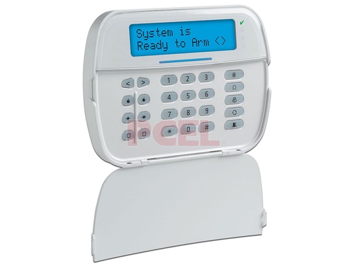 [KNM180173] Dsc hs2lcdrf9n - teclado cableado lcd alfanumérico con transceptor integrado de 32 caracteres admite 128 zonas compatible con ne