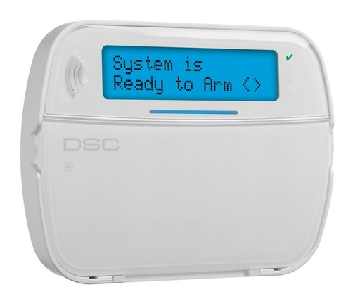 [KNM180177] Dsc hs2lcdwfp9 - teclado programador  lcd alfanumérico  inalambrico  power g  con credencial de proximidad compatible con neo