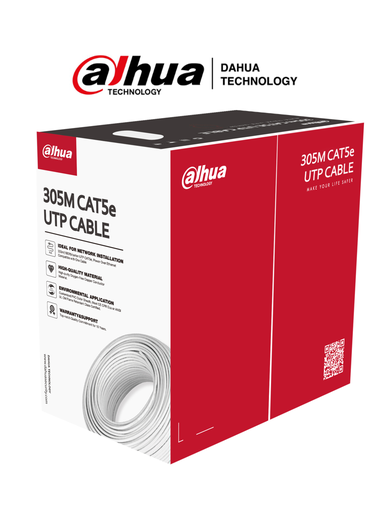 [NET1195] Bobina De Cable Dahua Cat5e UTP 100% Cobre 305 Metros