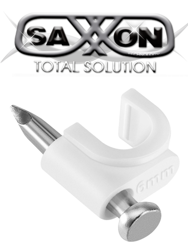 [ACC697481] Grapa Para Cable Steren GRA-955B 5mm Bolsa Con 50 Piezas