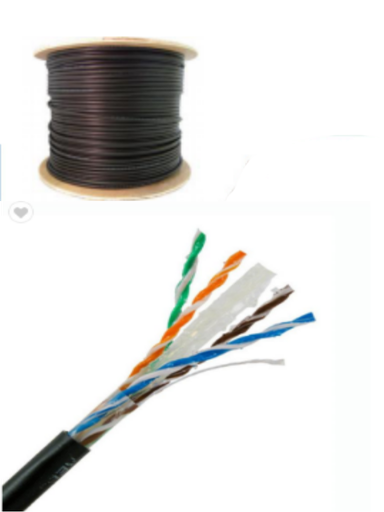 [NET1199] Bobina De Cable Para CCTV Saxxon Cat6 UTP 305 Metros