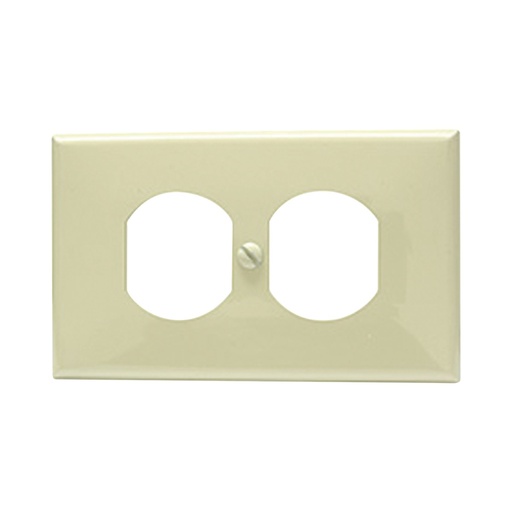 [TOO718] Placa De Plástico Para Contacto Dúplex Surtek SYS-136600 Color Marfil