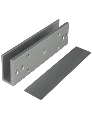 [ACC697485] Zkteco lmb180u - soporte en u para montaje de electroimán para puerta de vidrio sin marco, compatible con cerradura magnética co