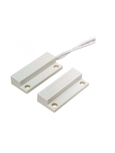 [SEC1784] Seco larm sm205qw - contacto mini con montaje de tornillo o adhesivo. gap 3/4 n.c blanco compatible paneles dsc / risco / bosch