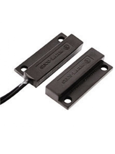 [SEC1785] Seco larm sm205qbr - contacto mini con montaje de tornillo o adhesivo. gap 3/4 café compatible paneles dsc / risco / bosch