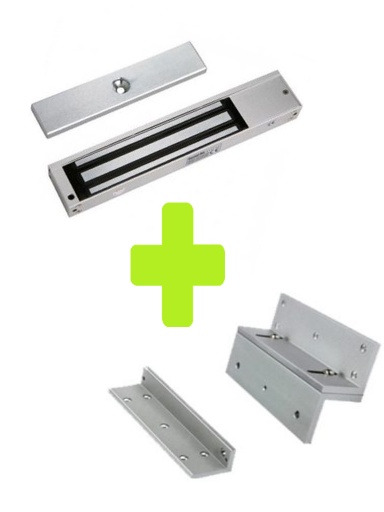 [SEC1851] Zkteco lm2805ledpack - paquete de cerradura magnética con indicador led de 200 kg, cuenta con entradas para conexión de sensor d