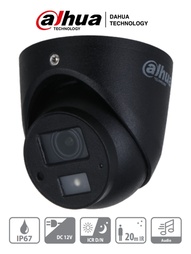 [AUD69857] Dahua hac-hdw3200g-m-0360b - camara mini domo 1080p/ especial para dvr movil dahua/ lente de 3.6mm/ angulo de 83 grados/ microfo
