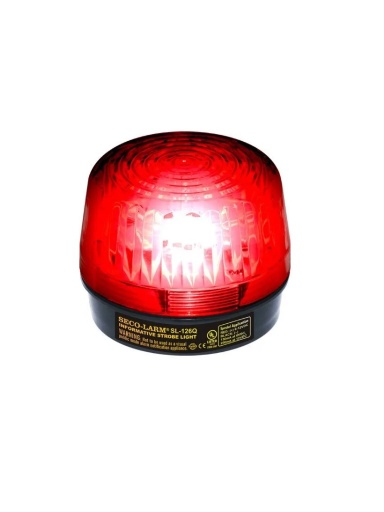 [SEC1887] Sec sl126qr -  luz estroboscópica alámbrica, 6-12vdc, roja compatible ihorn / risco / dsc / bosch