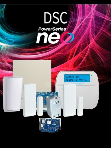 [POW51297] Dsc neo-rf-lcd-ip-sb - paquete neo 32 zonas inalámbricas/ panel hs2032/ comunicador tl280e/ teclado alfanumerico con tranceptor 