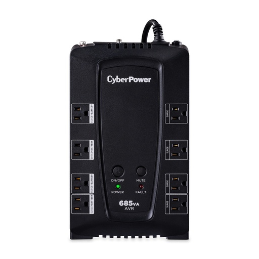 [POW51396] Batería De Respaldo CyberPower CP685AVRG 685VA (390 Watts) Con 8 Contactos NEMA 5-15R