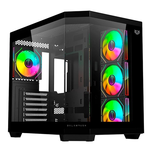 [CAB28634] Gabinete Balam Rush Tank Super 9600 TB con Ventana RGB Midi-Tower ATX/Micro-ATX/ITX USB 3.0/2.0 Sin Fuente 3 Ventiladores RGB Instalados