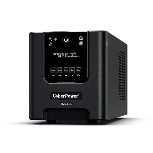 [POW51416] No Break CyberPower PR750LCD 525W 750VA Entrada 75-154V Salida 120V 6 Contactos
