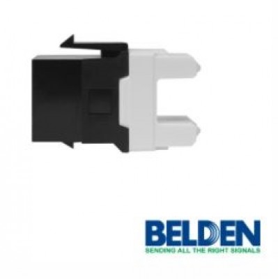 [SEC1923] Conector modular jack rj45 cat6 belden ax101321 estilo keyconnect negro -