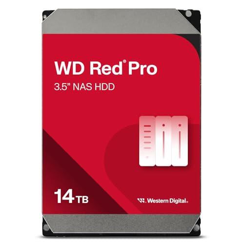 [SNR88089] Dd disco duro wd142kfgx wd red pro 3.5 sata 14tb cache 512mb 7200rmp especial para almacenamiento y nas