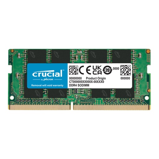 [SNR88092] Memoria RAM Crucial Basics DDR4 3200MHz 16GB Non-ECC CL22 SO-DIMM
