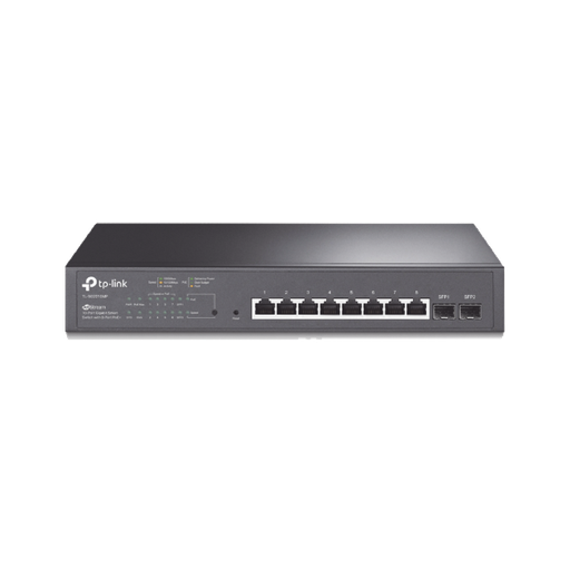 [NET31888] Tp-link sg2210mp - switch poe jetstream sdn administrable 8 puertos 10/100/1000 mbps + 2 puertos sfp, 8 puertos poe, 150w, administración centralizada omada sdn