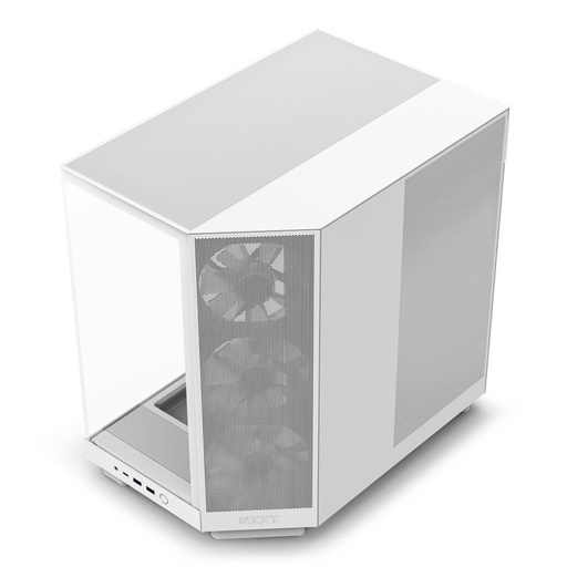[CAB28689] Gabinete NZXT H6 Flow RGB Con Ventana, Midi-Tower ATX/Micro-ATX/Mini-ITX USB 3.2 Sin Fuente 3 Ventiladores RGB Instalados