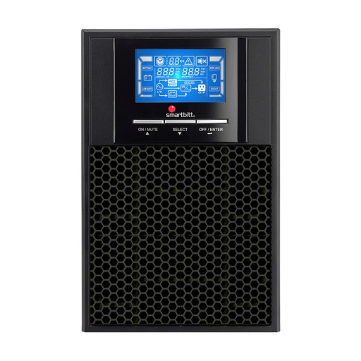 [POW54365] No Break Smartbitt SBOL3KT-1 Doble Conversión en Línea, 800W, 3.000VA, Entrada 100V - 127V, Salida 110V - 127V, 4 Salidas