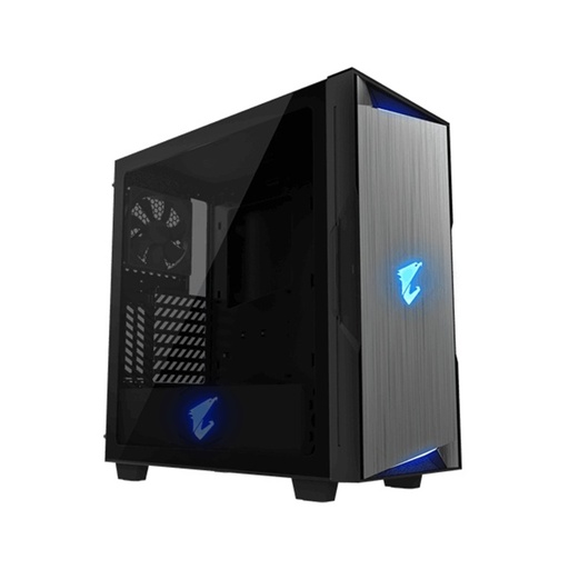 [ACC779845] Gabinete AORUS C300 Glass Con Ventana RGB Midi-Tower ATX/Micro ATX/Mini-ITX USB 3.0 Sin Fuente 2 Ventiladores Instalados