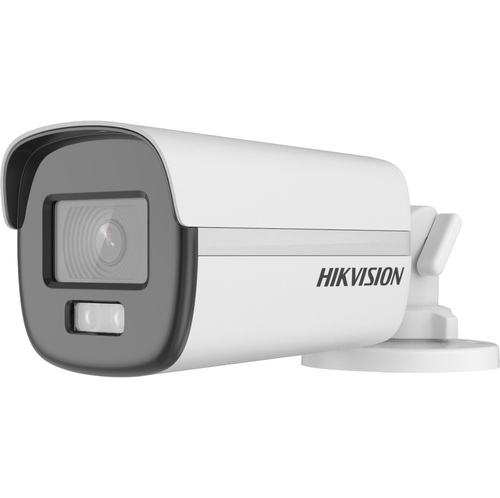 [SEC1949] Camara hikvision colorvu 2ce12df0t, tipo bala, metalica, turbohd 2 mp, lente 3.6 mm, luz blanca 40 mts, exterior ip67, dwdr, blc