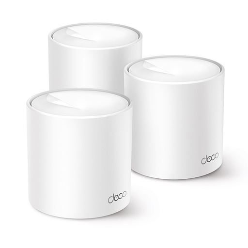[NET31932] ﻿Router TP-Link de Banda Dual Deco X10 AX1500 con Wi-Fi Mesh 1500 Mbit/s 2x RJ-45 2.4/5GHz 2 Antenas Internas 3 Piezas