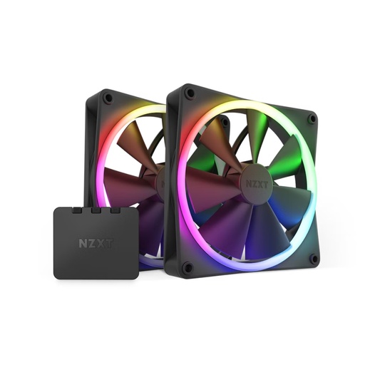 [COO100495] Ventilador NZXT F140 RGB Twin 2x 140mm 500 - 1800RPM 2 Piezas Incluye Control
