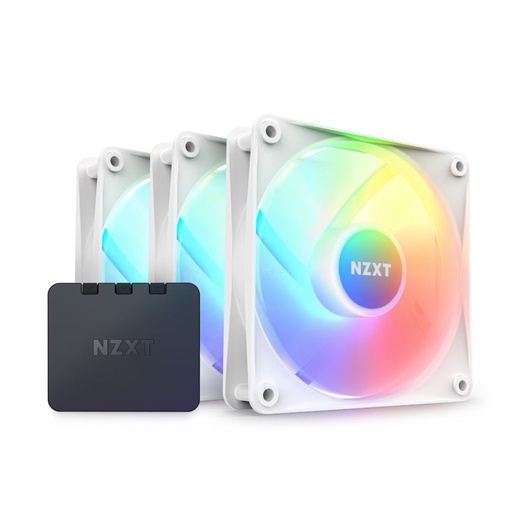 [COO100496] Ventilador NZXT F120 RGB Twin 3x 120mm 500 - 1800RPM 3 Piezas Incluye Control