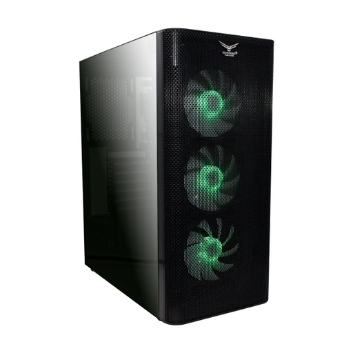 [CAB27147] Gabinete naceb na-0613 zed cristal 3 ventiladores rgb 1*usb 3.0 2*usb 2.0 sin fuente.