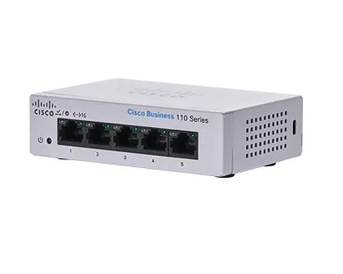 [NET1256] Switch cbs110-5t-d-na cisco no administrable 5 puertos 10/100/1000 -