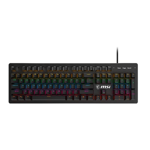 [KNM182294] Teclado Mecanico Gaming MSI Forge GK300 US Alambrico 1.6m Usb 2.0 Anti-ghosting RGB
