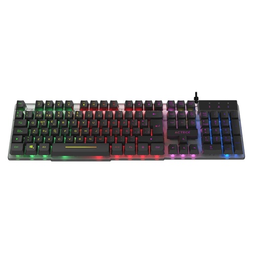 [KNM182297] Teclado Gamer Acteck Aurean II TA220G Alámbrico USB Español